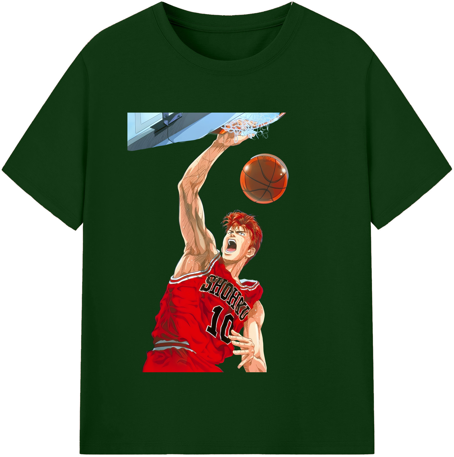 （画像用） SLAM DUNK／スラムダンク 綿100％半袖Tシャツ（フロントプリント）